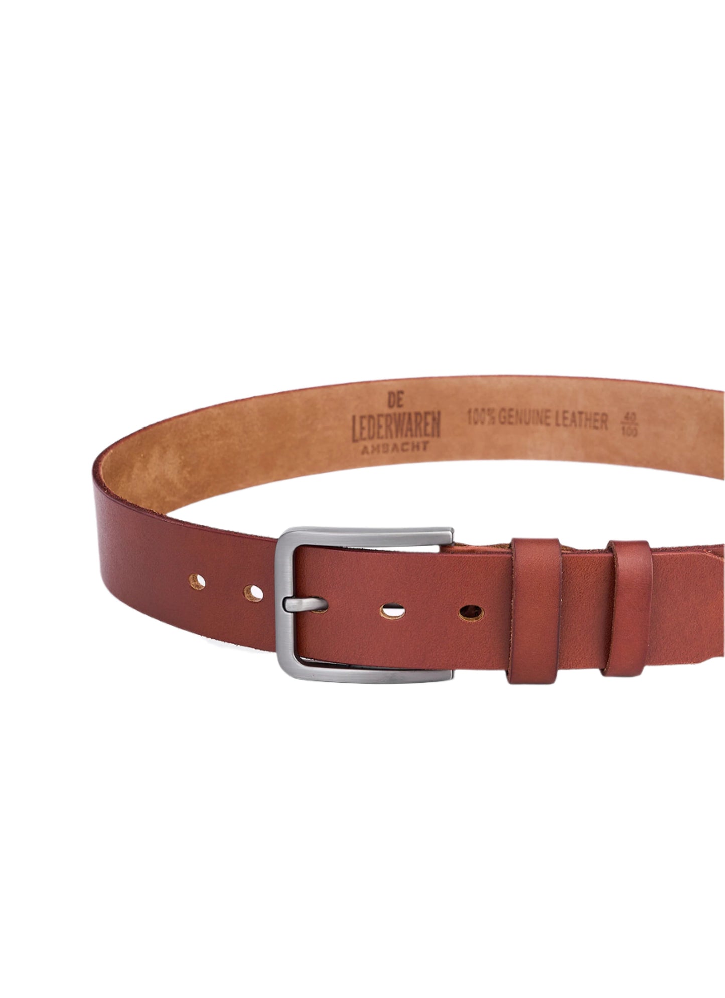 Set of 2 high-quality cowhide leather belts โ black and brown โ genuine leather & extremely durable โ stylish leather belts for men