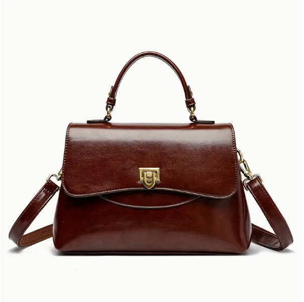 Designer Leather Handbag for Formal Occasions