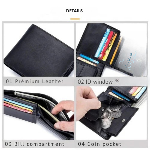Stylish Atlas Slim RFID wallet for secure everyday protection