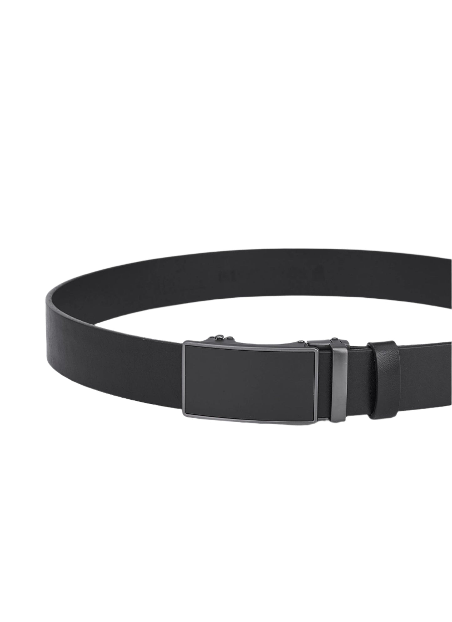 2-Piece Luxury Tight-Fitting Cow Leather Belt Set with Automatic Buckle - Black & Brown - Full Leather - Durable and Stylish for Men