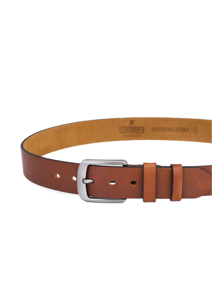 2 Piece Luxury Full Grain Leather Belt Set - Black & Brown - Sustainable and Elegant
