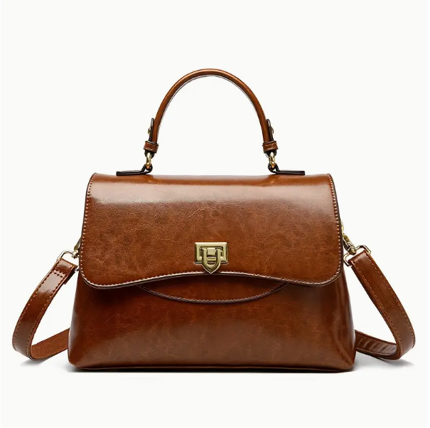 Designer Leather Handbag for Formal Occasions