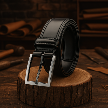 Hermann's Leather Belt Classic Black (Bestseller)