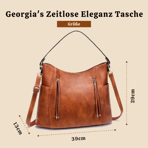 Georgia's Timeless Elegance | Classic Vintage Shoulder Bag