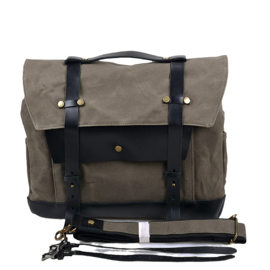 Canvas Motorcycle Saddle Bag | SEATTLE