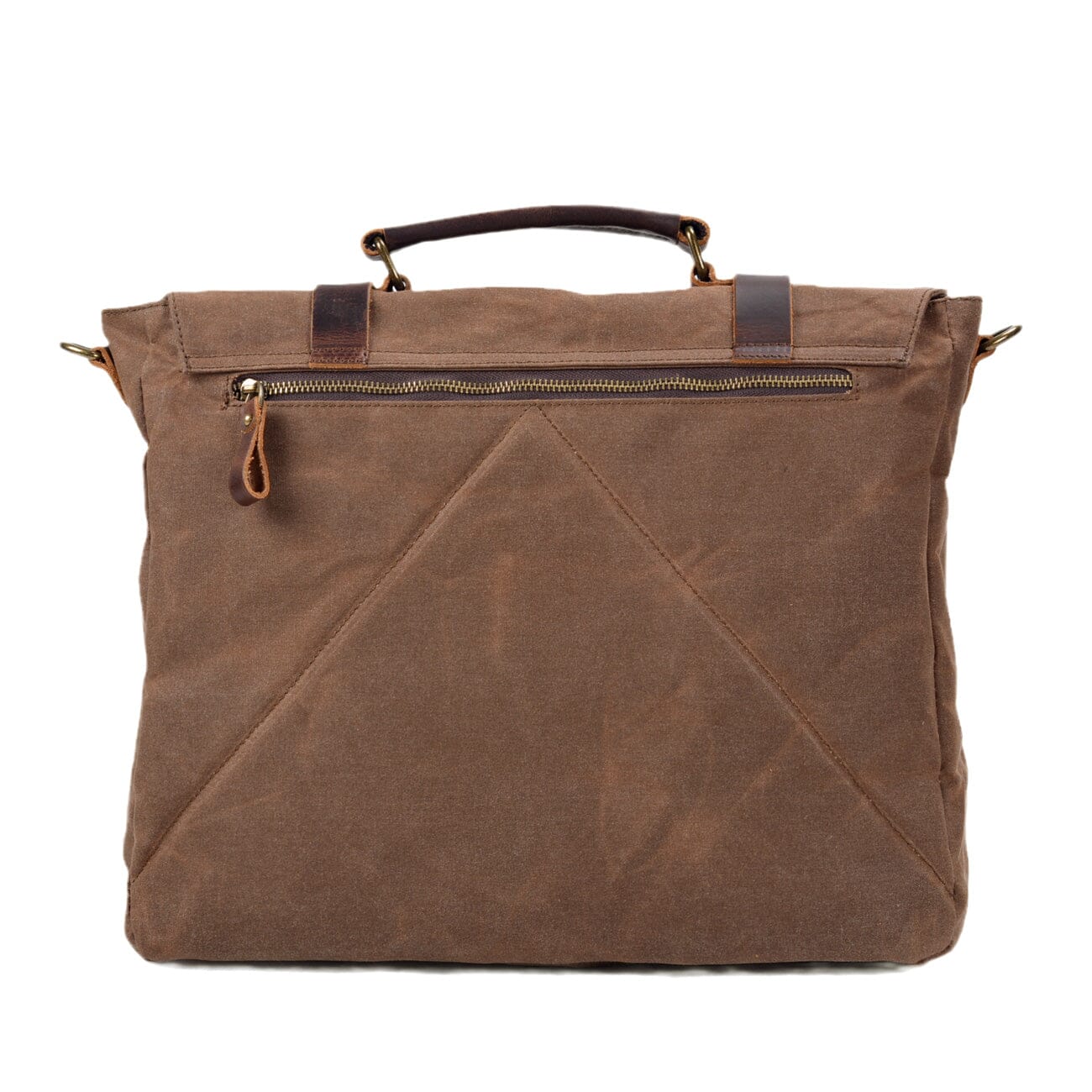 Canvas and Leather Crossbody Bag | BRUGES