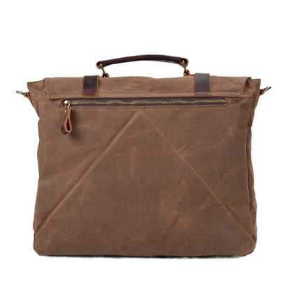 Canvas and Leather Crossbody Bag | BRUGES