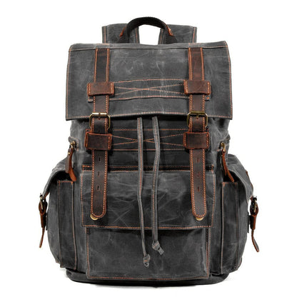 Canvas Zipper-Closure Backpack | MONTREUX