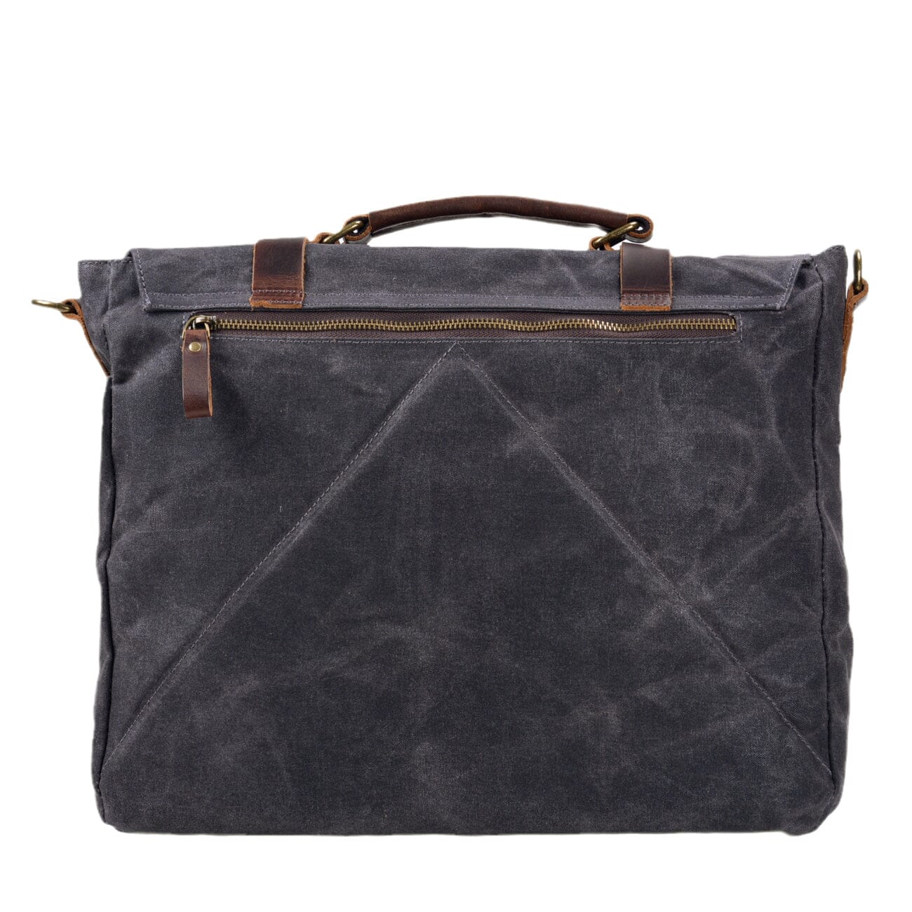 Canvas and Leather Crossbody Bag | BRUGES