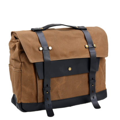 Canvas Motorcycle Saddle Bag | SEATTLE