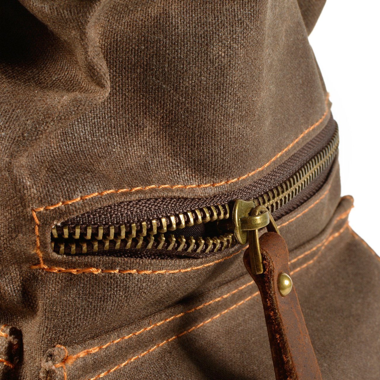 Canvas Zipper-Closure Backpack | MONTREUX