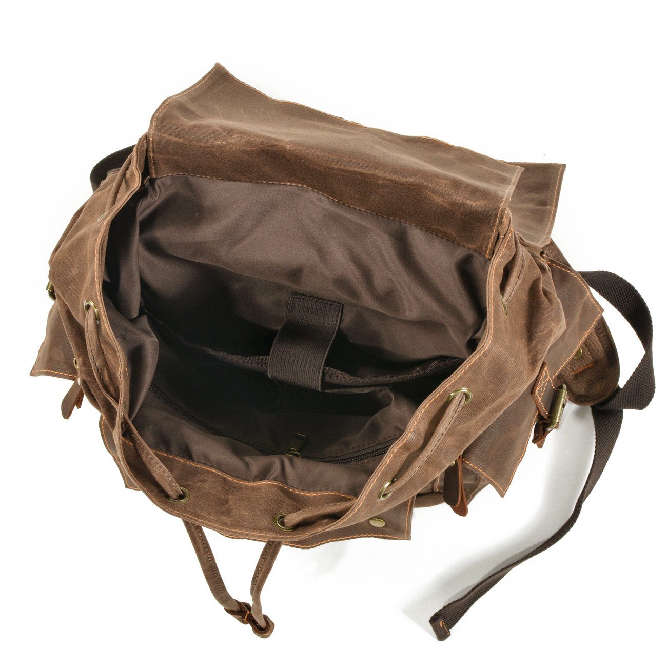 Canvas Zipper-Closure Backpack | MONTREUX