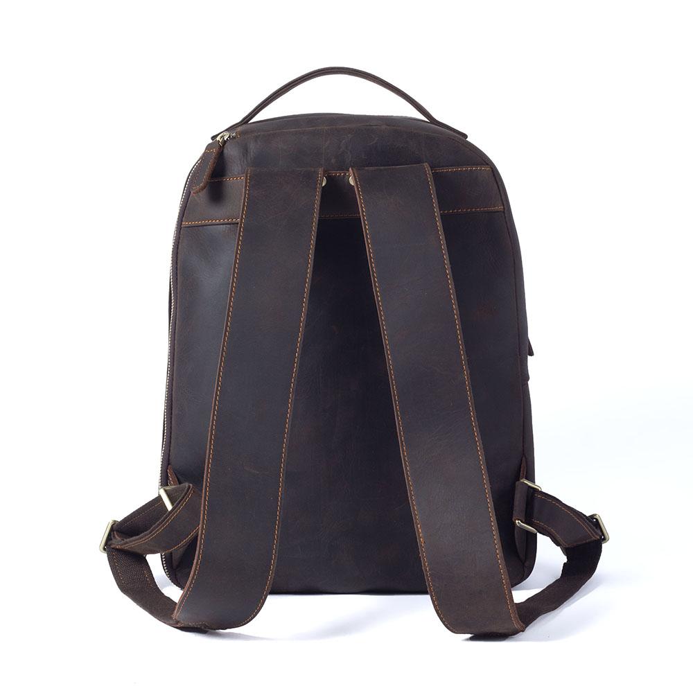 Hell Brown Leather Backpack | TOLEDO