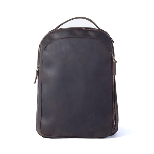 Hell Brown Leather Backpack | TOLEDO