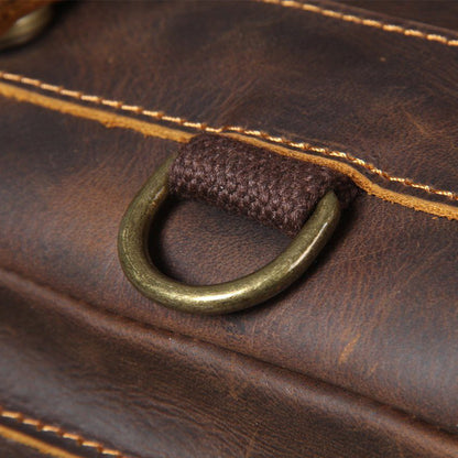 Brown Leather Backpack | MORITZ